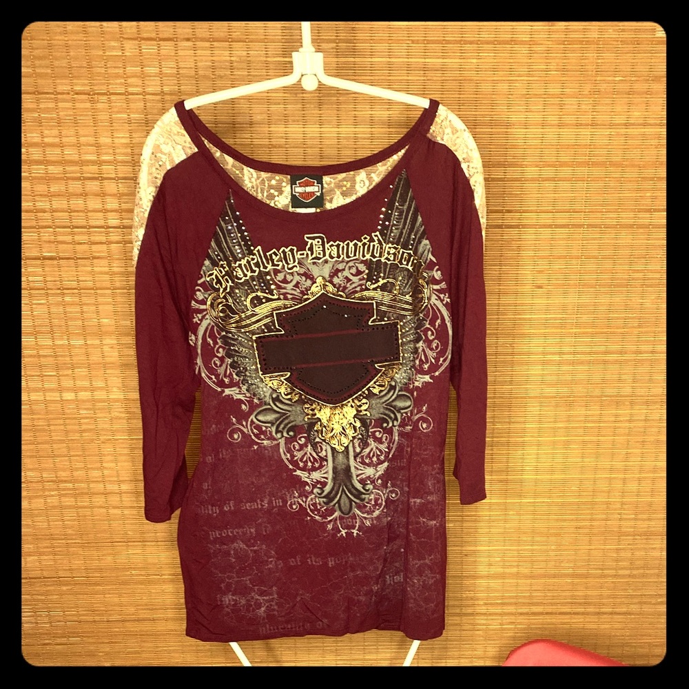 Harley Davidson shirt/Size XL/style# HD123WIN